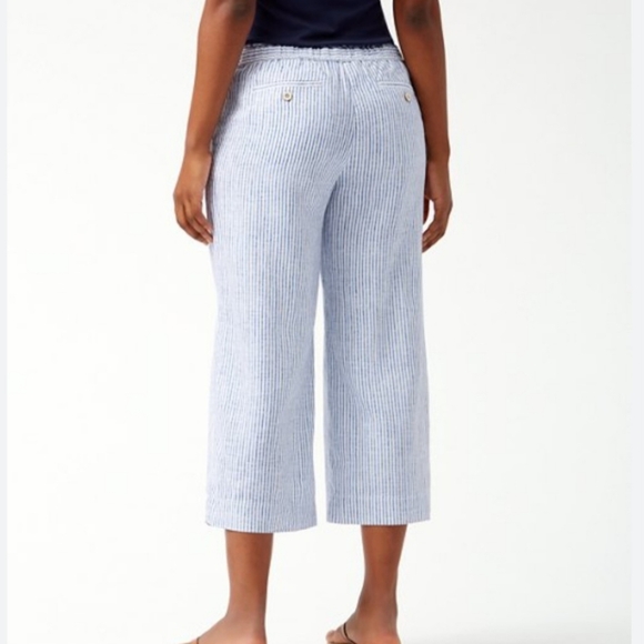 Tommy Bahama Crystaline Waters Culotte, size XL, color-Monaco Blue - Picture 2 of 10
